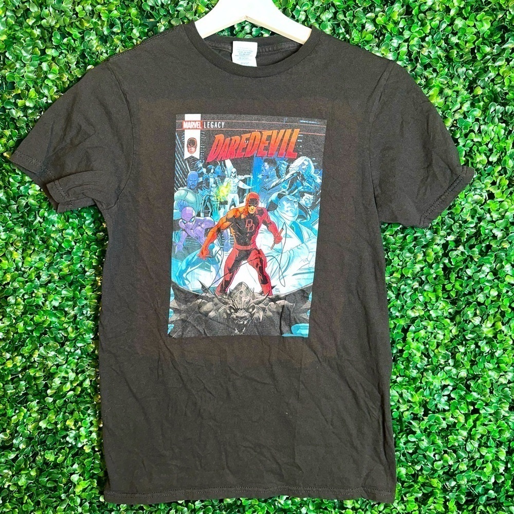 Men's Marvel Daredevil MARCH18 Short Sleeve BlackT-Shirt Delta Soft Tag Comic